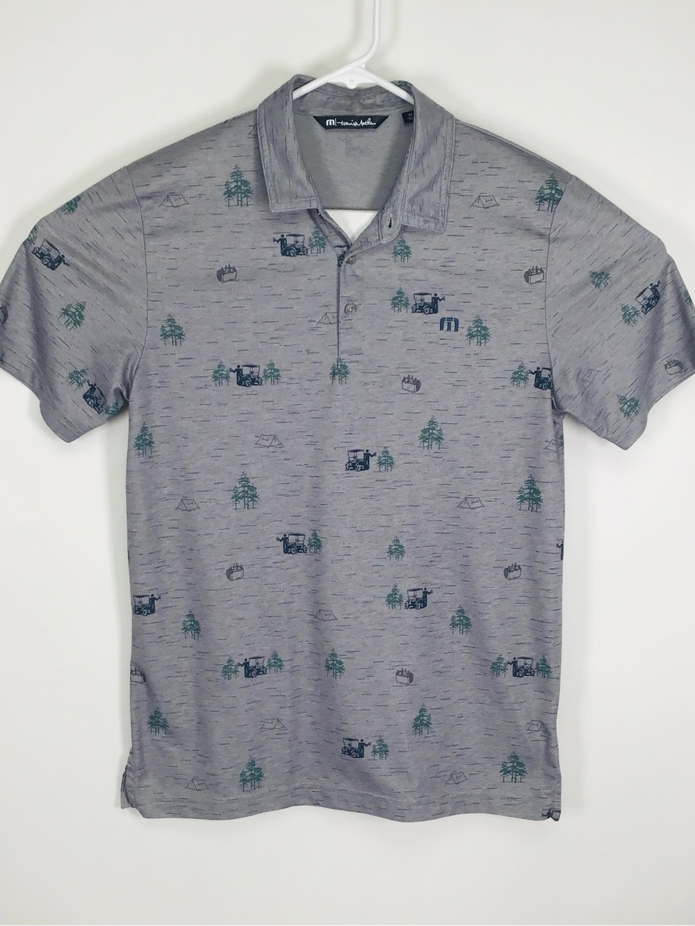 Travis Mathew men’s short sleeve golf polo shirt medium